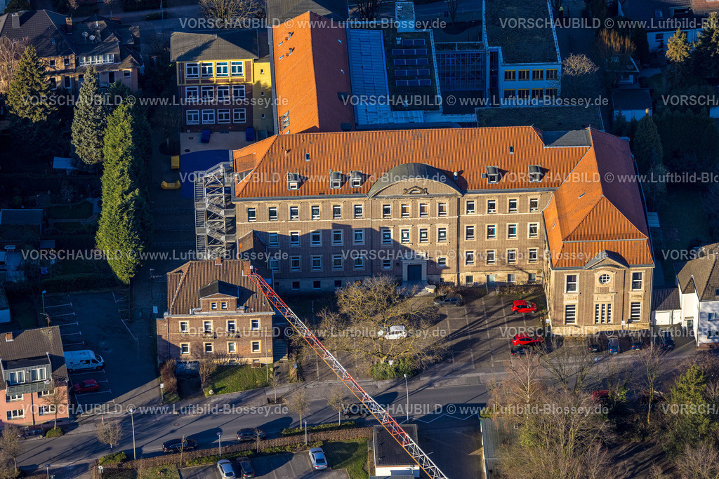Gladbeck240108049 | Luftbild, Städtisches Ratsgymnasium, Gladbeck, Ruhrgebiet, Nordrhein-Westfalen, Deutschland