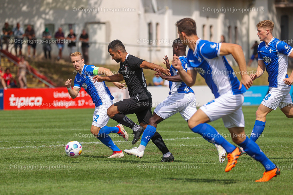 Giessen_Darmstadt (91) | 16.07.2023; Testspiel; Waldstadion Gießen; FC Gießen - SV Darmstadt 98; Ergebnis: 2:0 (0:0)
