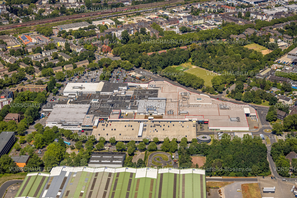 Oberhausen230705131 | Luftbild, Einkaufszentrum Bero-Zentrum, Concordiastraße, Oberhausen, Ruhrgebiet, Nordrhein-Westfalen, Deutschland