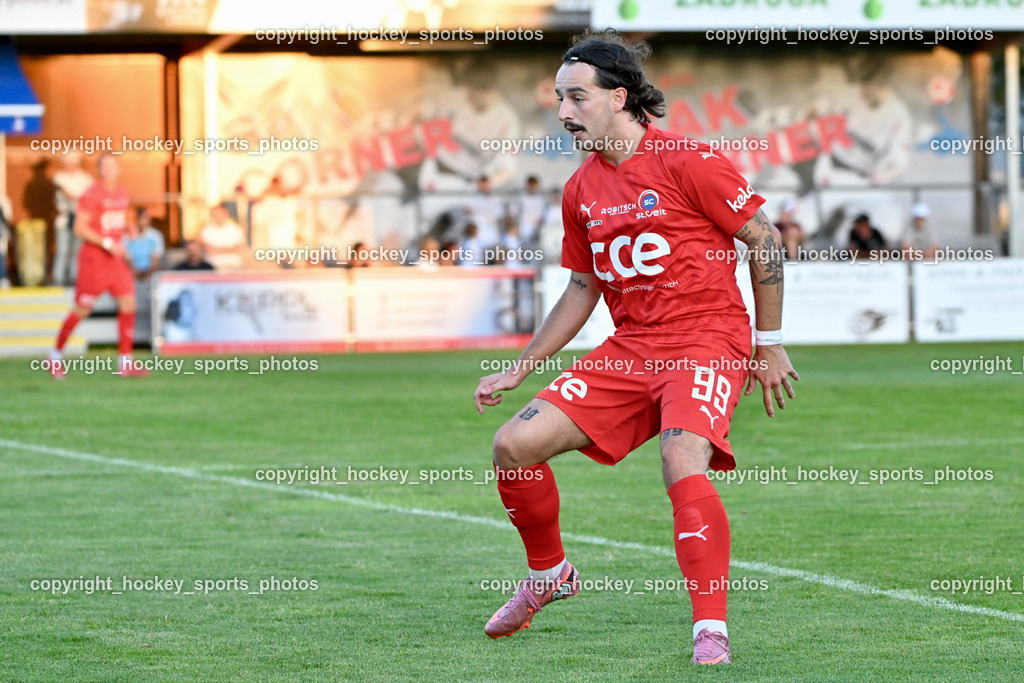SAK vs. SC St. Veit | #99 Nemanja Lukic SC St. Veit, SAK vs. SC St. Veit, SAK vs. SC St. Veit am 19.09.2025 in Klagenfurt (Sportpark Welzenegg), Austria, (Photo by Bernd Stefan)