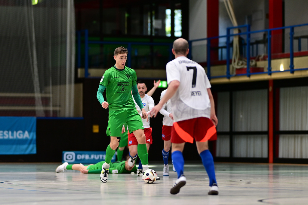 Futsal I Herren I Saison 2024-2025 I Bundesliga I Playoff I Halbfinale I Hamburger SV - TSV Weilimdorf | Der Sportfotograf. - Realisiert mit Pictrs.com