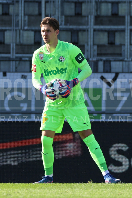 Grazer AK 1902 vs WSG Tirol – Austrian Bundesliga | Graz, Austria, 02.MAY.26 - SOCCER - ADMIRAL Bundesliga, Qualification Group, Grazer AK 1902 vs WSG Tirol. The image shows Adam Stejskal (WSG Tirol).
