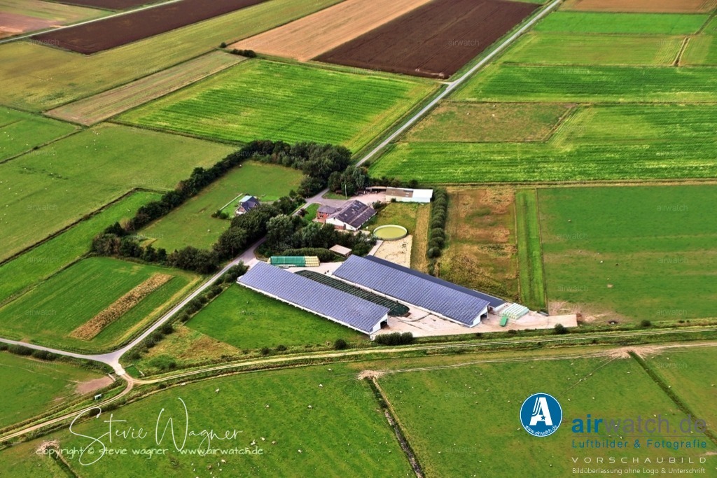 Luftbilder Hattstedtermarsch | Entdecken Sie atemberaubende Luftbilder und Fotografien auf airwatch.de - Tauchen Sie ein in eine Welt voller faszinierender Aufnahmen aus der Vogelperspektive.