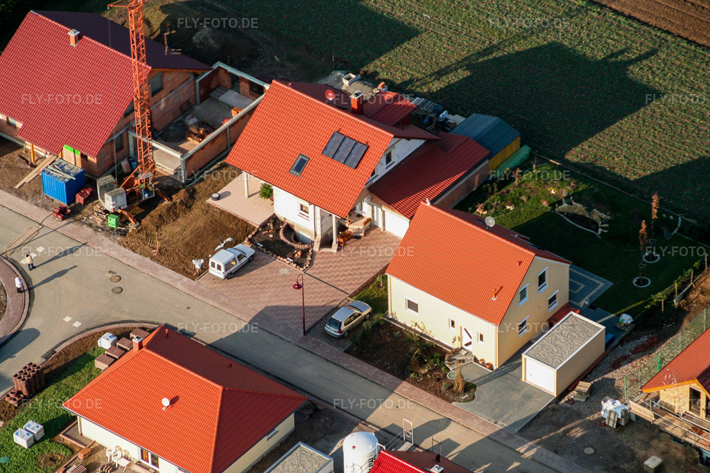 Luftbild: Seltzer Ring im Ortsteil Kleinsteinfeld in Niederotterbach im Bundesland Rheinland-Pfalz in Deutschland. Foto: IMG_0650.jpg vom 08.01.2006 durch Werner Riehm/FLY-FOTO.de