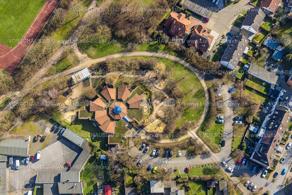 Hamm230215577 | Luftbild, Förderverein Kindertagesstätte Sonnenhaus, am Sportzentrum West, Mitte, Hamm, Ruhrgebiet, Nordrhein-Westfalen, Deutschland