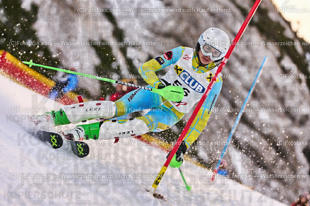 ALP2508_NWC-OAC-Slalom-I DG-II_Koelbel Georg Michael | (C)FotoLois.com, Alois Spandl, NWC+OAC-Schüler-Slalom 1 auf dem Hochkar, Sa 7. Jänner 2023.