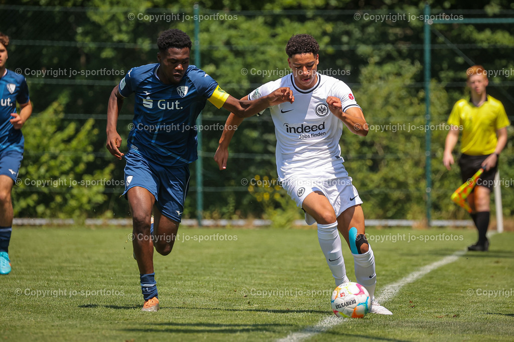 BQ3I5818 | 17.06.2023; Testspiel; Rasenplatz Offdilln; VfL Bochum U17 - Eintracht Frankfurt U17; Ergebnis: 3:1 (1:1)
