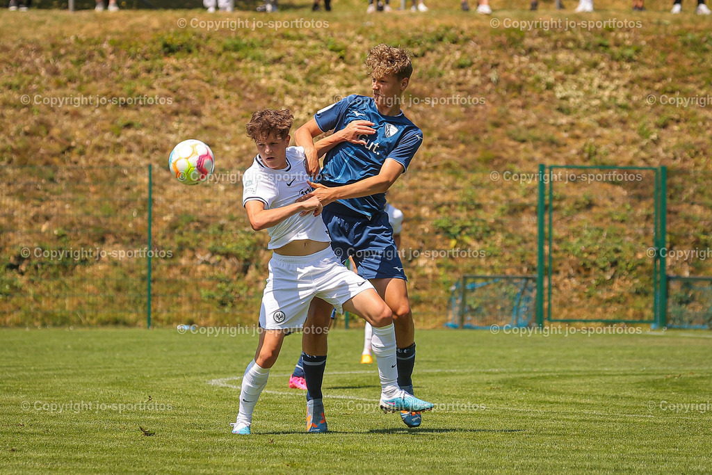 BQ3I4940 | 17.06.2023; Testspiel; Rasenplatz Offdilln; VfL Bochum U17 - Eintracht Frankfurt U17; Ergebnis: 3:1 (1:1)