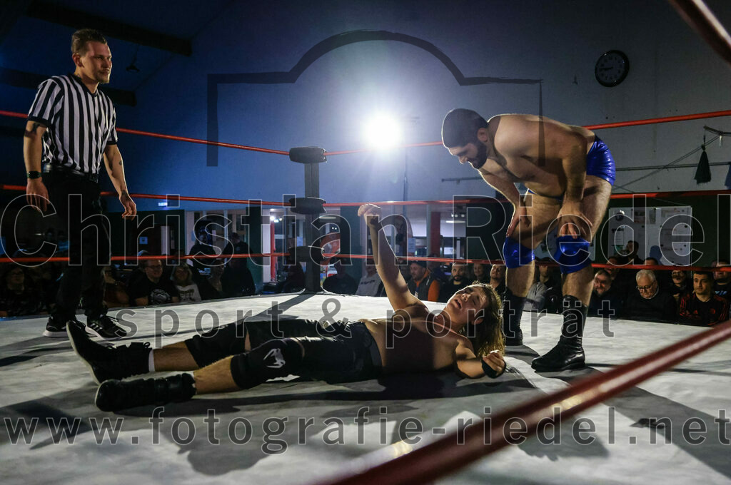 2022-11-12_091_EWS_Wrestling_Erding | Erding, Deutschland, 12.11.2022:
Wrestling, Saison 2022, EWS Wrestling ERDING

Foto: Christian Riedel / fotografie-riedel.net