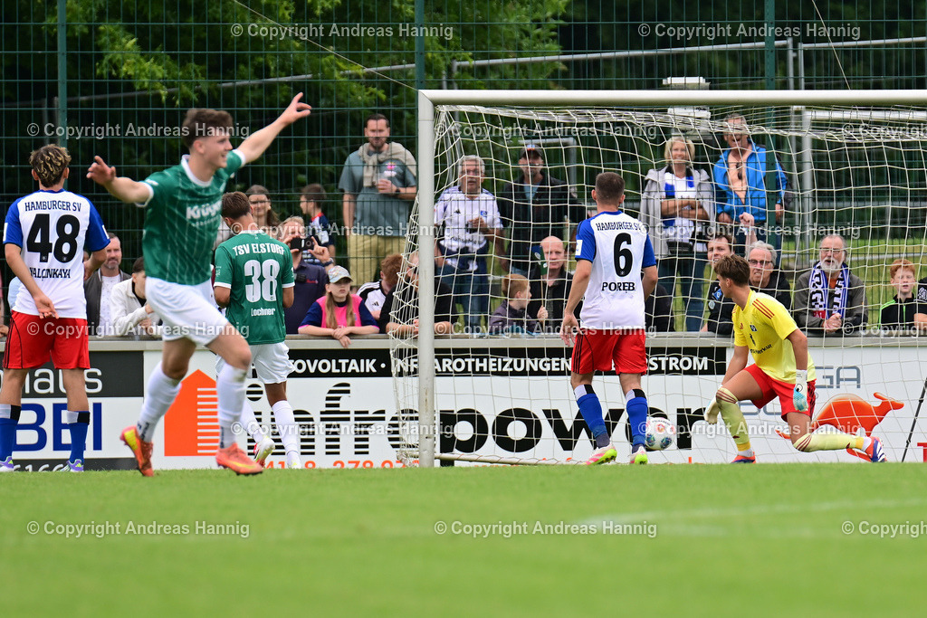 Fußball I Herren I Testspiel  I TSV Elstorf - Hamburger SV I 5.7.2025 | a-hannig - Realisiert mit Pictrs.com