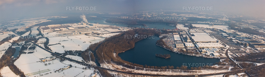 Luftbild: Panorama Altrhein in Wörth am Rhein im Bundesland Rheinland-Pfalz in Deutschland. Foto: IMG_35821-Bearbeitet.jpg vom 04.12.2010 durch Werner Riehm/FLY-FOTO.deAuflösung des Originals: 8781 x 2573 px