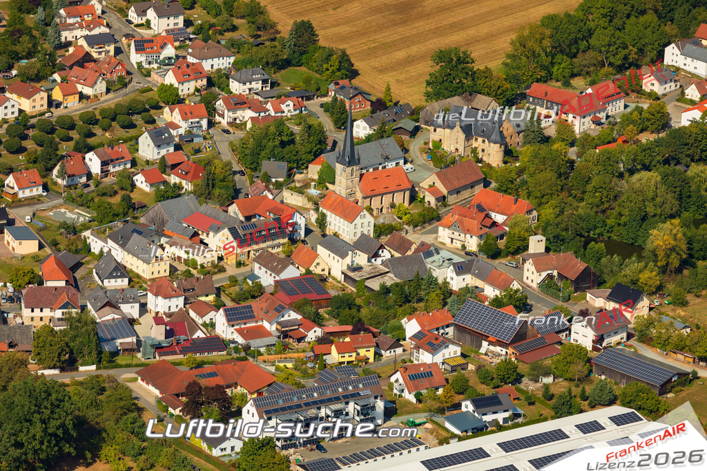 Luftbild Vs Google Maps  Schmölz  Küps -Das Luftbild wurde 2025 vom UL-Flugzeug heraus erstellt ( keine Drohne ) - Hochauflösende Luftaufnahme -Nicht vergleichbar mit Google Maps oder Satelittenbilder- Die Geschenkidee !Mit Lizenz und Bildrechte bestellbar