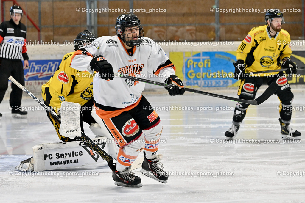 EC Hornets Spittal vs. USC Piraten Velden 18.2.2024 | #4 Rassl Benjamin, EC Hornets Spittal vs. USC Piraten Velden 18.2.2024, EC Hornets Spittal vs. USC Piraten Velden 18.2.2024 am 18.02.2024 in Spittal an der Drau (Eissportzentrum Spittal), Austria, (Photo by Bernd Stefan)