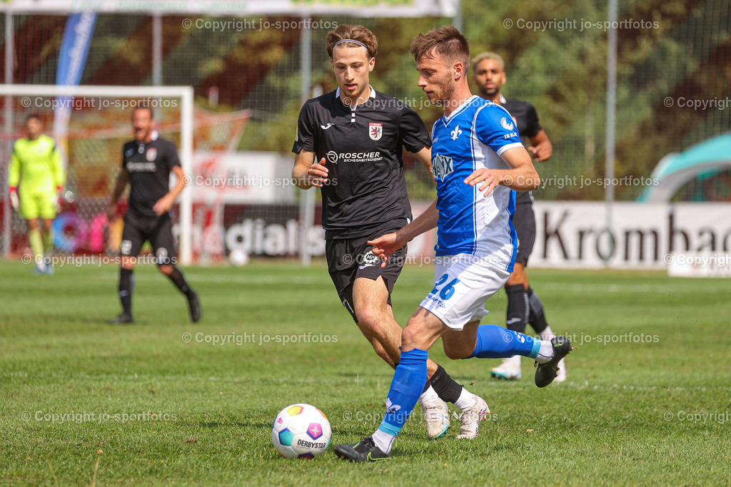 Giessen_Darmstadt (105) | 16.07.2023; Testspiel; Waldstadion Gießen; FC Gießen - SV Darmstadt 98; Ergebnis: 2:0 (0:0)