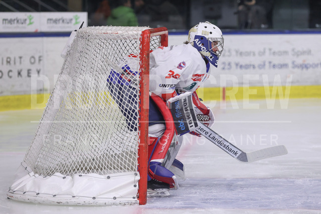 ICE Hockey League: Moser Medical Graz 99ers vs HC TIWAG Innsbruck – Die Haie | Graz, Austria,31.Jan.26 - ICE HOCKEY - ICE Hockey League, Graz 99ers vs HC Innsbruck. The image shows Matt Vernon (Innsbruck).