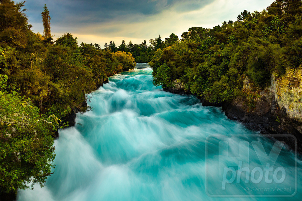 Neuseeland 2018/19 | Huka Falls, Waikato River, Rotokawa, New Zealand - Realisiert mit Pictrs.com