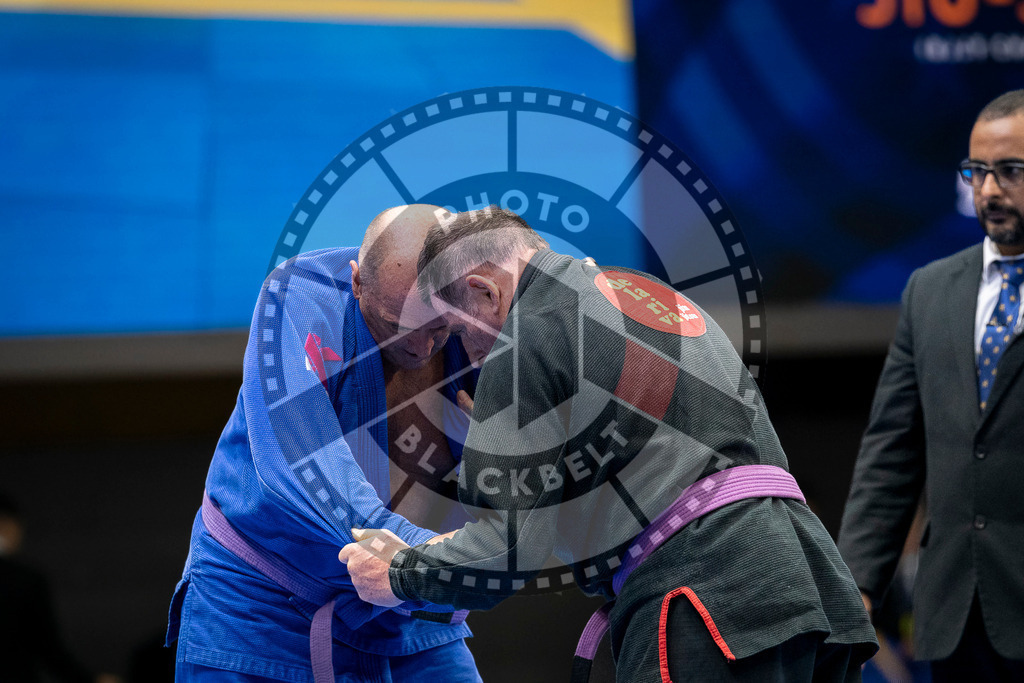 20240125PBB03061 | Fighters compete during the Brazilian Jiu-Jitsu European Championship of the IBJJF in Paris, France, on January 25, 2024.