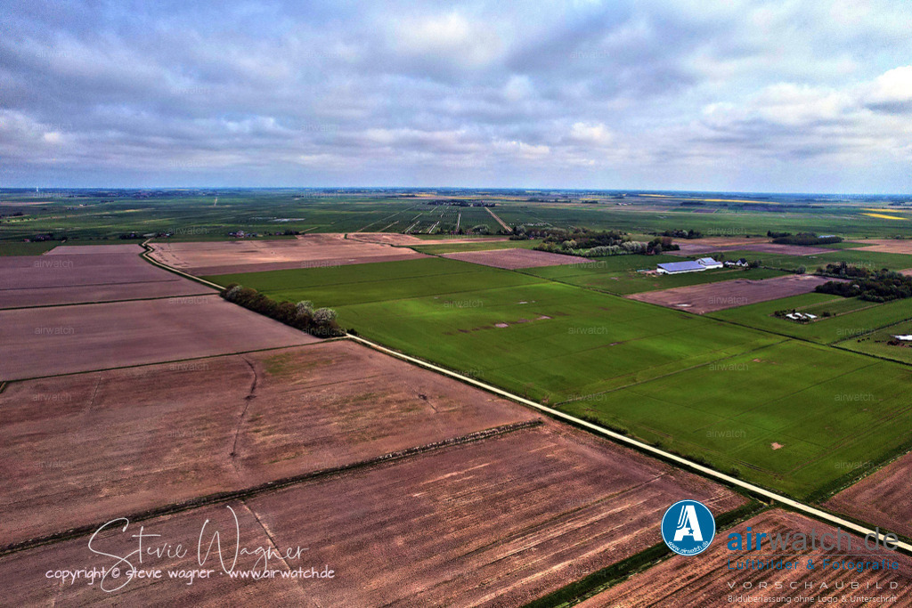Luftbilder Rickelsbueller Koog - Nordfriesland | Luftbilder Rickelsbueller Koog