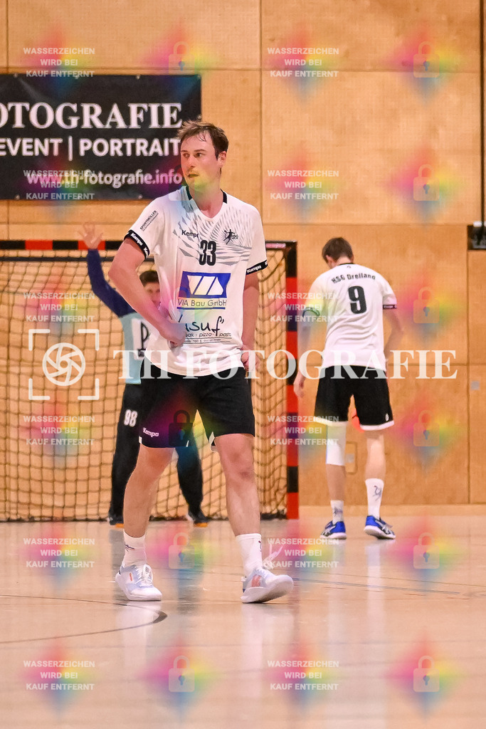 GER, SG Maulburg/Steinen - HSG Dreiland, Handball, Landesliga Suedbaden, 4. Spieltag, Saison 2024/2025, 12.10.2024 | Jonas Schamberger (HSG Dreiland, #33)GER, SG Maulburg/Steinen - HSG Dreiland, Handball, Landesliga Suedbaden, 4. Spieltag, Saison 2024/2025, 12.10.2024Foto: TH Fotografie/Thomas Hess