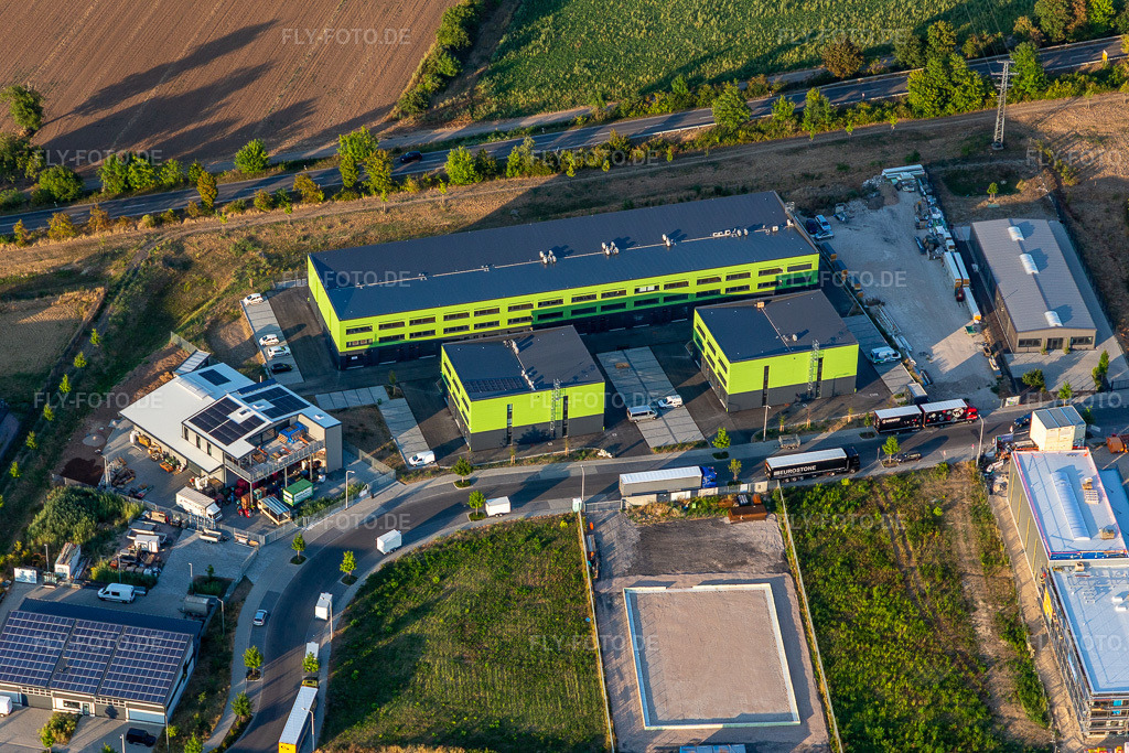 Luftbild: WaterSolution in Haßloch im Bundesland Rheinland-Pfalz in Deutschland. – Foto: IMG_133823.jpg vom 16.08.2022 durch Werner Riehm/FLY-FOTO.de – Auflösung des Originals: 5472 x 3648 px – WaterSolution - Watersolution - Die beste Lösung für Ihren Wasserschaden