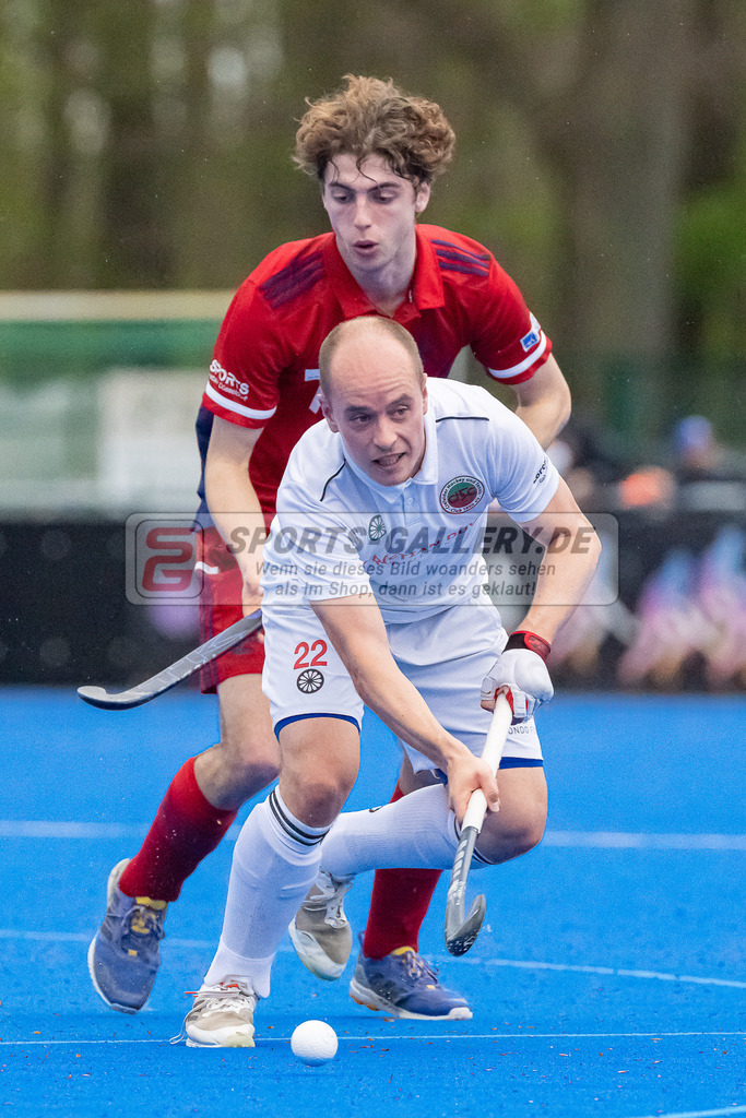 HK_20230422_107264 | 1. Bundesliga Herren Crefelder HTC - Düsseldorfer HC am 22.4.2023 Krefelder HTC ( CHTC ), Krefeld , Ehling Jonathan ( Crefelder HTC #22 )