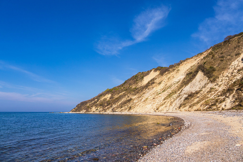 Steilküste am Dornbusch auf der Insel Hiddensee | Steilküste am Dornbusch auf der Insel Hiddensee.