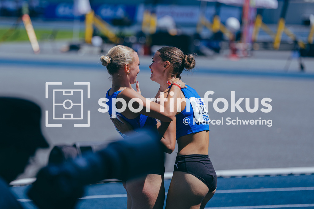 Deutsche Meisterschaften U20 / U16 2026 | Maria Schnemilich, 1. LAV Rostock, 658, Shira Kurzawa, LAC Erdgas Chemnitz, 1247, 110 Meter Hürden, Finale, Deutsche Meisterschaften der U20 &amp; U16 2026, Lohrheidestadion Bochum-Wattenscheid, 12.07.2026. Foto: Marcel Schwering / sportimfokus - Realisiert mit Pictrs.com