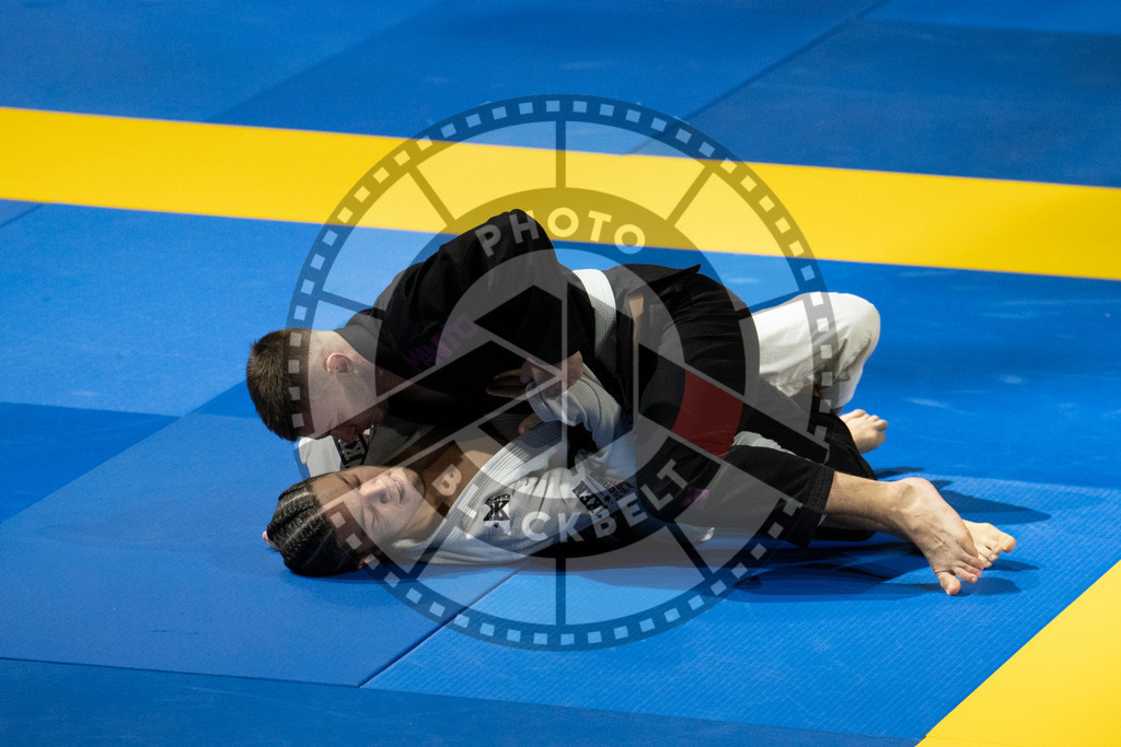 20240119PBB0048 | Fighters compete during the IBJJF European Championship in Paris, France, on January 19, 2024.