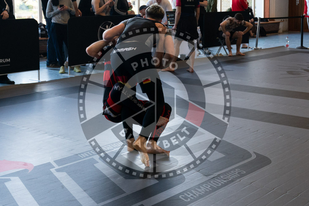 20250329PBB1628 | Fighters compete during the International Luta Livre (ILLCS) Germany IX Spring 2025 Competition spring on March 29, 2025 in Hannover, Germany.© Chiara Dazi