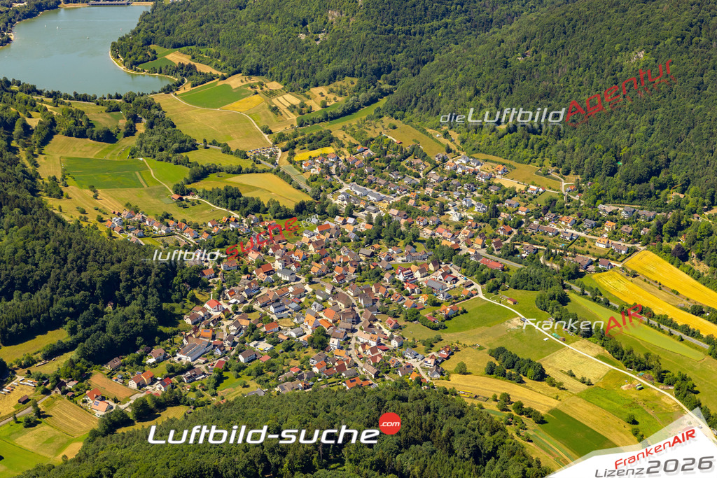 Aktuelles Luftbild von Förrenbach Happurg - Die Luftaufnahme wurde 2022 mittels UL-Flugzeug erstellt ( keine Drohne ) - hochauflösende Kamera-Systeme von  Canon -Beste Qualität - Für grossformatige Ausdrucke geeignet. Die Geschenkidee !