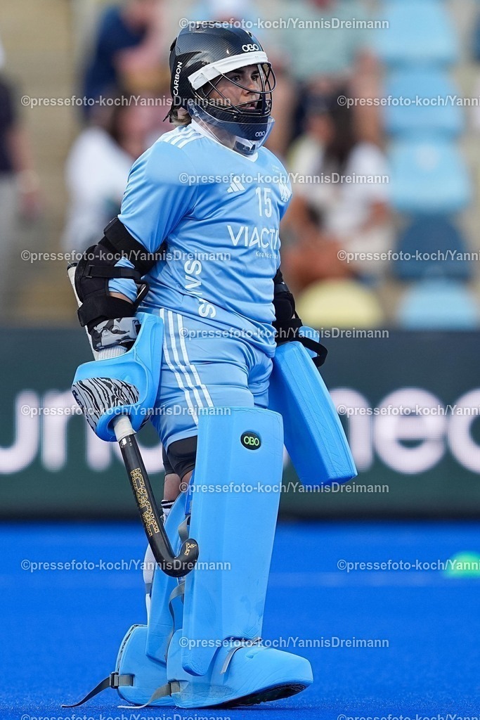 xydrx11082503034 | 11.08.2025, xydrx, Frauen EuroHockey Championship 2025, Gruppenphase, Gruppe A, Deutschland - Niederlande, Sparkassenpark Mönchengladbach: Nathalie Kubalski (GER #15)