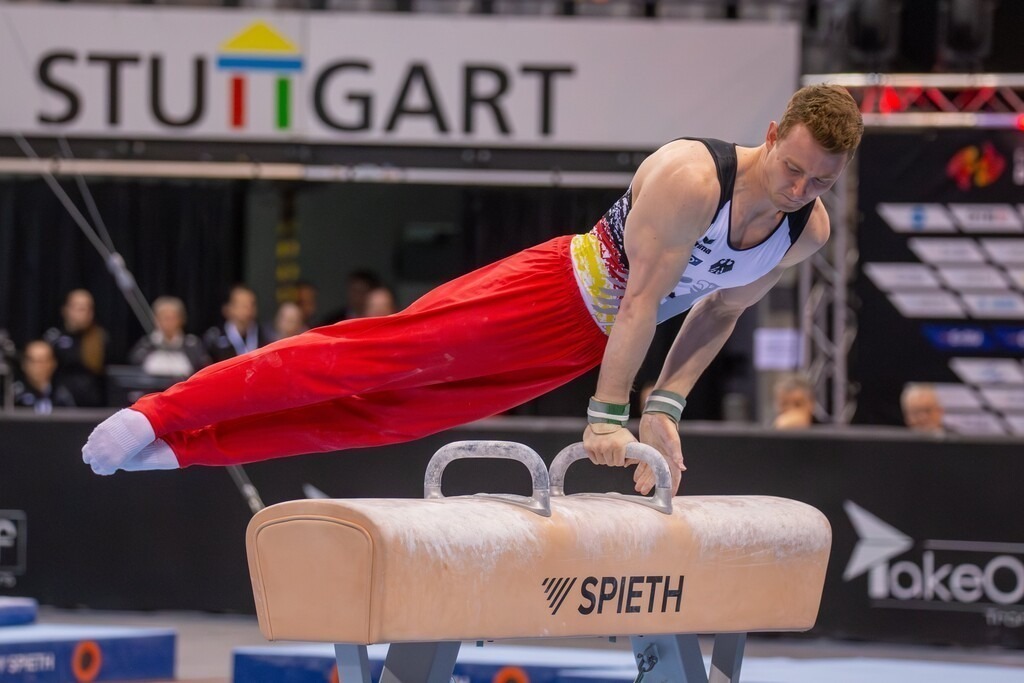 EnBW DTB-Pokal Stuttgart 2025, Mixed Cup***Nils Dunkel (Deutschland) am Pauschenpferd | EnBW DTB-Pokal Stuttgart 2025, Mixed Cup***Nils Dunkel (Deutschland) am Pauschenpferd - Realisiert mit Pictrs.com