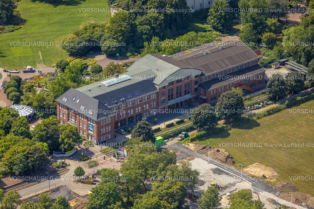 Hamm250702273Uentrop | Luftbild, Haupteingang Eingangsbereich Maximilian Park, Bürgeramt Uentrop, Uentrop, Hamm, Ruhrgebiet, Nordrhein-Westfalen, Deutschland