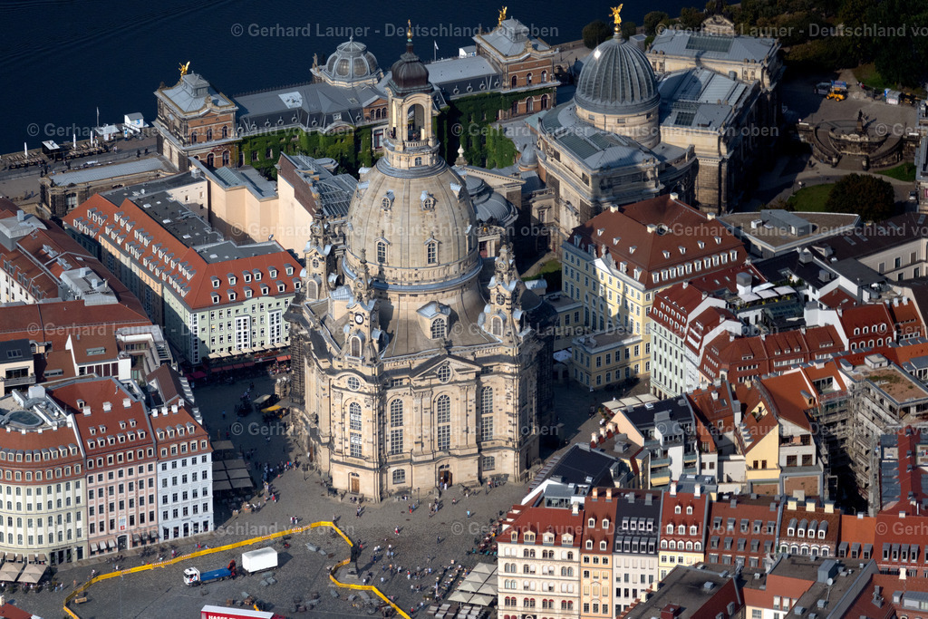 4060936 | DRESDEN 07.09.2021 Kirchengebäude " Frauenkirche " in Dresden im Bundesland Sachsen, Deutschland. // Church building " Frauenkirche " in Dresden in the state Saxony, Germany. Foto: Gerhard Launer