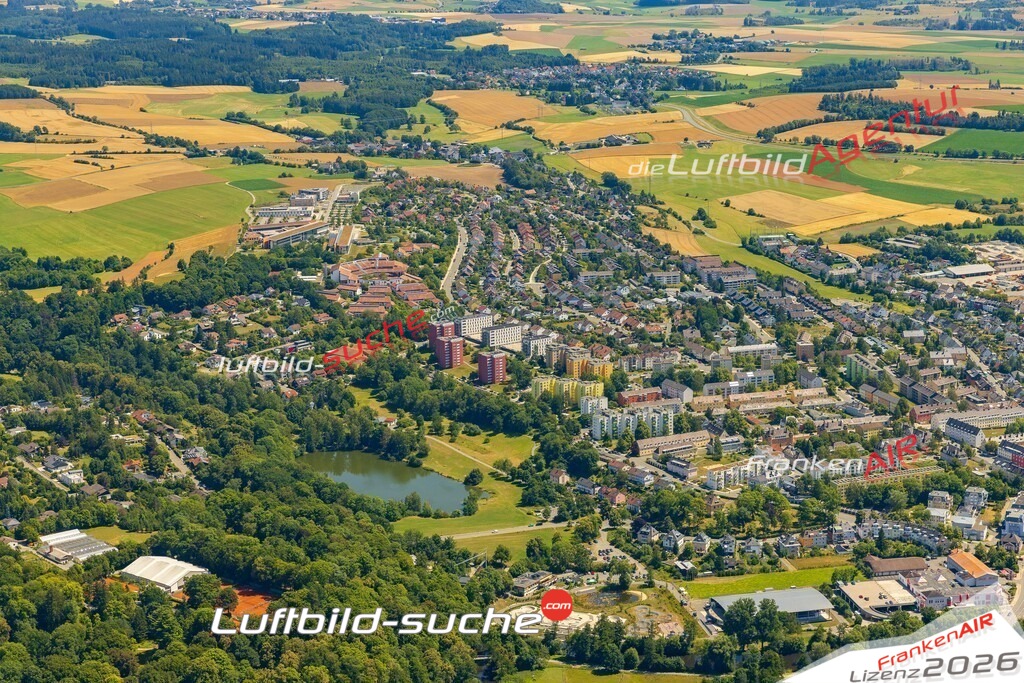 Schöne Luftaufnahme als Geschenk in Wirthstrasse Hof - Die Luftbildaufnahme wurde 2025 vom UL-Flugzeug heraus erstellt ( keine Drohne ) - Hochauflösende Luftaufnahme -Nicht vergleichbar mit Google Maps oder Satelittenbilder- Die Geschenkidee !Mit Lizenz und Bildrechte bestellbar