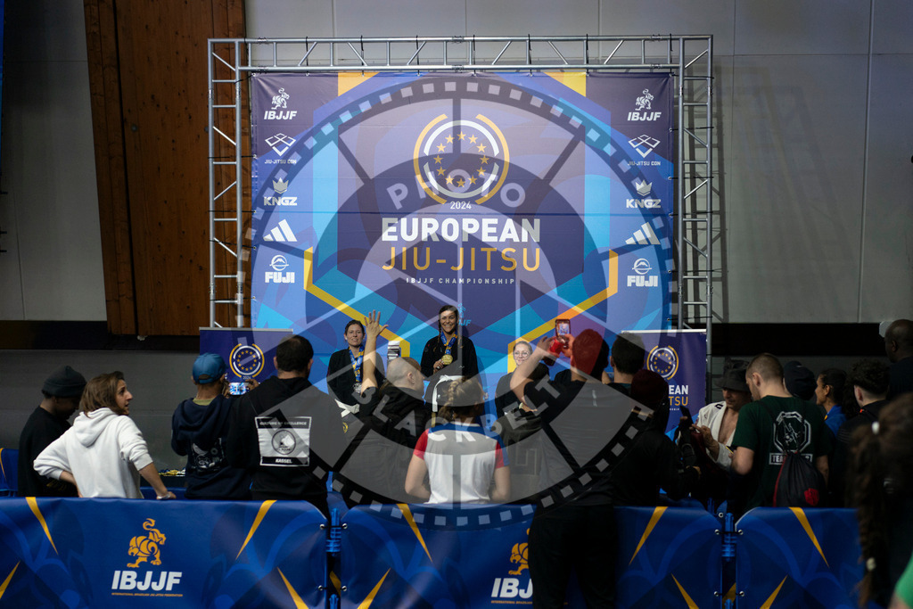 20240119PBB3391 | Fighters compete during the IBJJF European Championship in Paris, France, on January 19, 2024.
