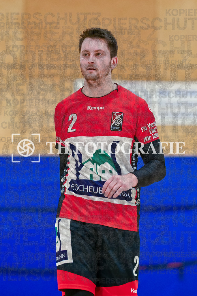 GER, SG Maulburg/Steinen - TuS Ringsheim, Handball, Landesliga Suedbaden, 22. Spieltag, Saison 2024/2025, 23.03.2025 | Nico Knoblich (SG Maulburg/Steinen, #02)GER, SG Maulburg/Steinen - TuS Ringsheim, Handball, Landesliga Suedbaden, 22. Spieltag, Saison 2024/2025, 23.03.2025Foto: TH Fotografie/Thomas Hess
