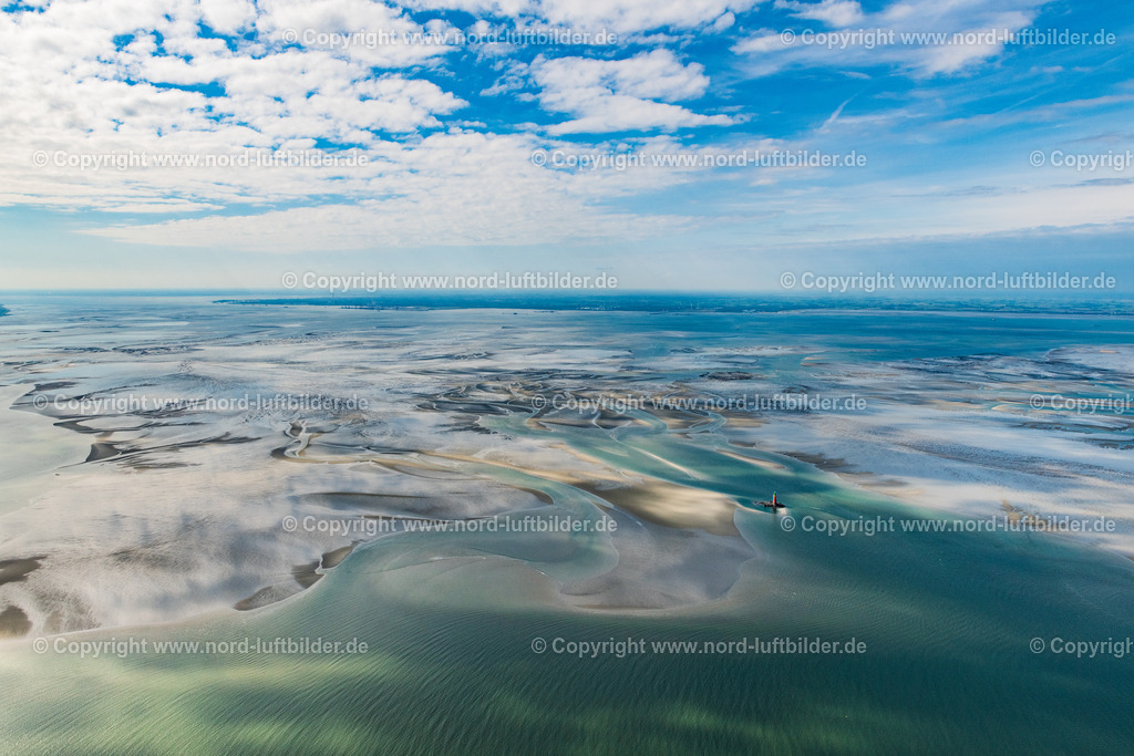 Hohe_Weg_Leuchtturm_Wattenmeer_Außenweser_ELS_2589140918 | BUTJADINGEN 14.09.2018 Wattenmeer der Nordsee- Küste in Butjadingen im Bundesland Niedersachsen, Deutschland. // Wadden Sea of North Sea Coast in Butjadingen in the state Lower Saxony, Germany. Foto: Martin Elsen