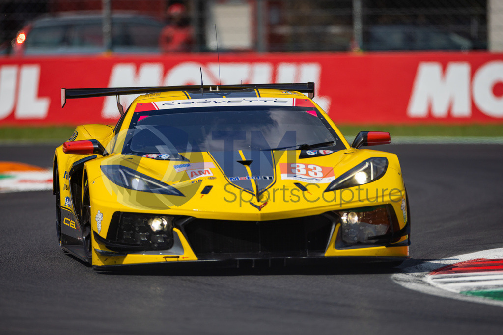Trainproduction-20230708-0096 | MONZA,ITALY,08.Jul.23 - MOTORSPORTS - WEC, FIA World Endurance Championships, 6h of Monza, Autodromo Monza. Image shows Nicky Catsburg (NED), Ben Keating (USA) and Nicolas Varrone (ARG/ Corvette Racing). Photo: Trainproduction / Matthias Trinkl