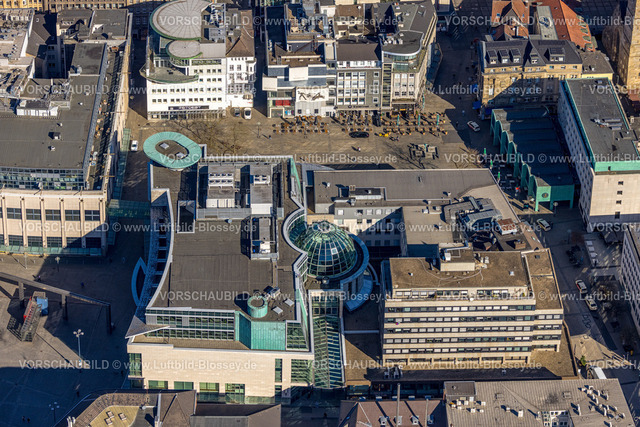 Dortmund250300337 | Luftbild, Geschäftszentrum Hansa-CarrÃ© mit Sportscheck, Platz Alter Markt, City, Dortmund, Ruhrgebiet, Nordrhein-Westfalen, Deutschland