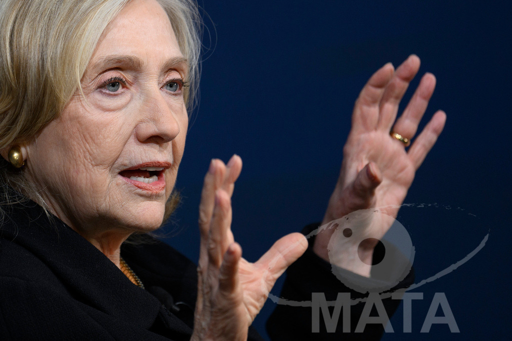 _DWA3857 | Die US-Politikerin Hillary Clinton auf der Veranstaltung Bridging Scholarship and Statecraft im Rahmen der Münchner Sicherheitskonferenz 2026. München, 13.02.2026 Bayern Deutschland  - Realisiert mit Pictrs.com