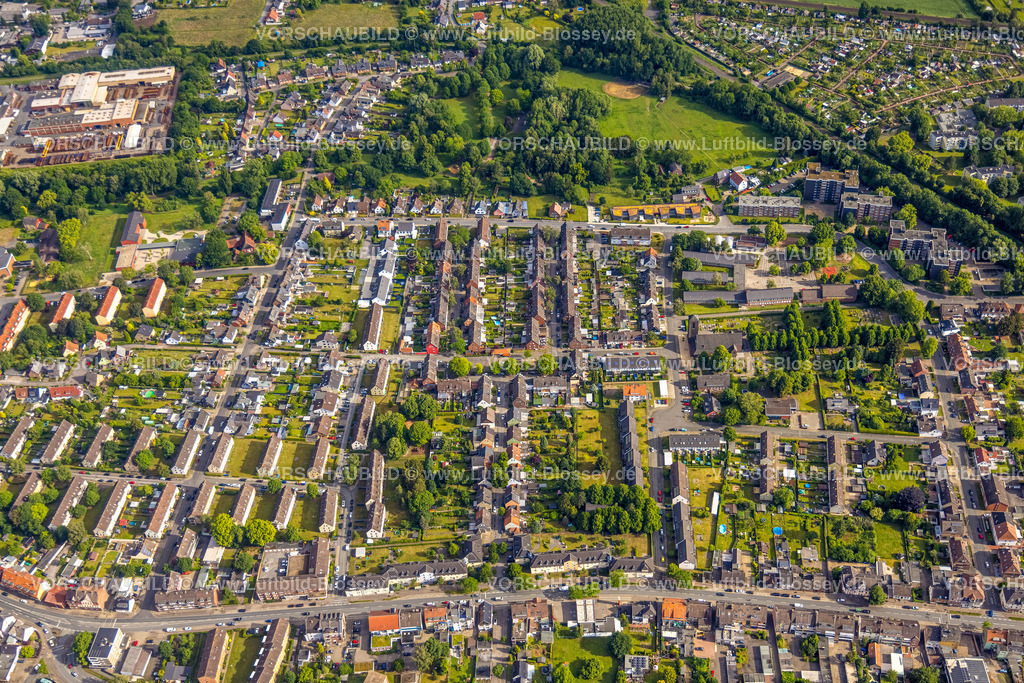 Hamm220601679 | Luftbild, Wohnsiedlung zwischen Bockumer Weg und Großer Sandweg, Bockum-Hövel, Hamm, Ruhrgebiet, Nordrhein-Westfalen, Deutschland