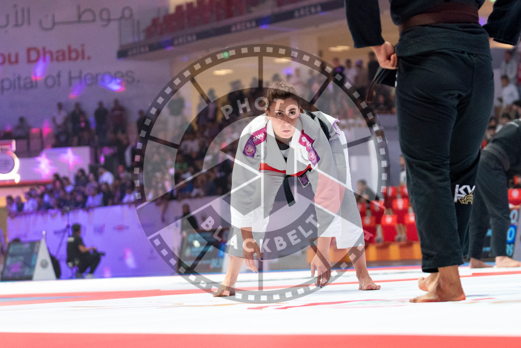 20231109PBB4053 | Fighters compete during the AJP World Professional Championship in the Mubadala Arena in Abu Dhabi, Arab United Emirates, on November 9, 2023.
