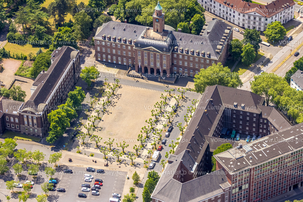 Herne220503062 | Luftbild, Rathaus Herne, Amtsgericht, Herne-Mitte, Herne, Ruhrgebiet, Nordrhein-Westfalen, Deutschland