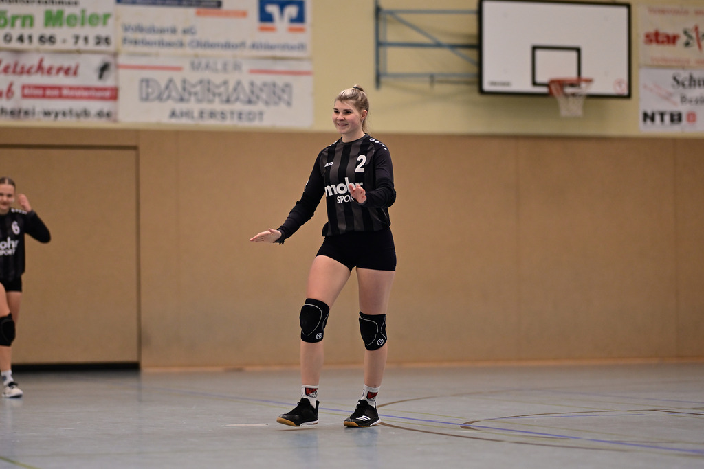 Faustball I Frauen I Saison 2025-2026 I Bundesliga Nord I 7c. Spieltag I MTV Wangersen - Ohligser TV | Der Sportfotograf. - Realisiert mit Pictrs.com