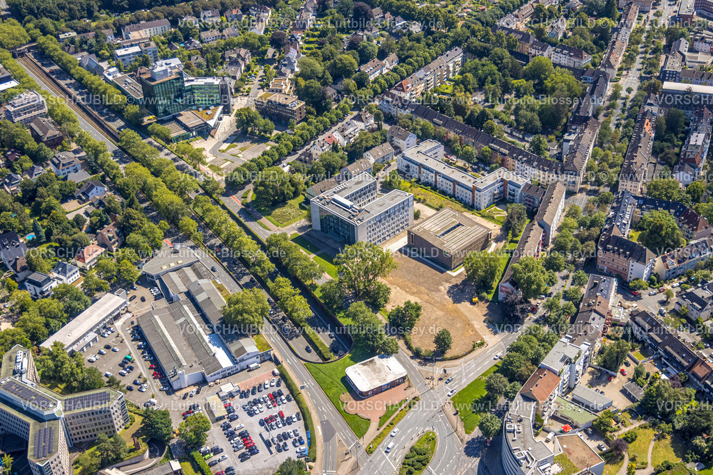 Dortmund240800650 | Luftbild, Kassenärztliche Vereinigung Westfalen-Lippe (KVWL) und Neubau KVWL Parkhaus, Westfalendamm, Dortmund, Ruhrgebiet, Nordrhein-Westfalen, Deutschland