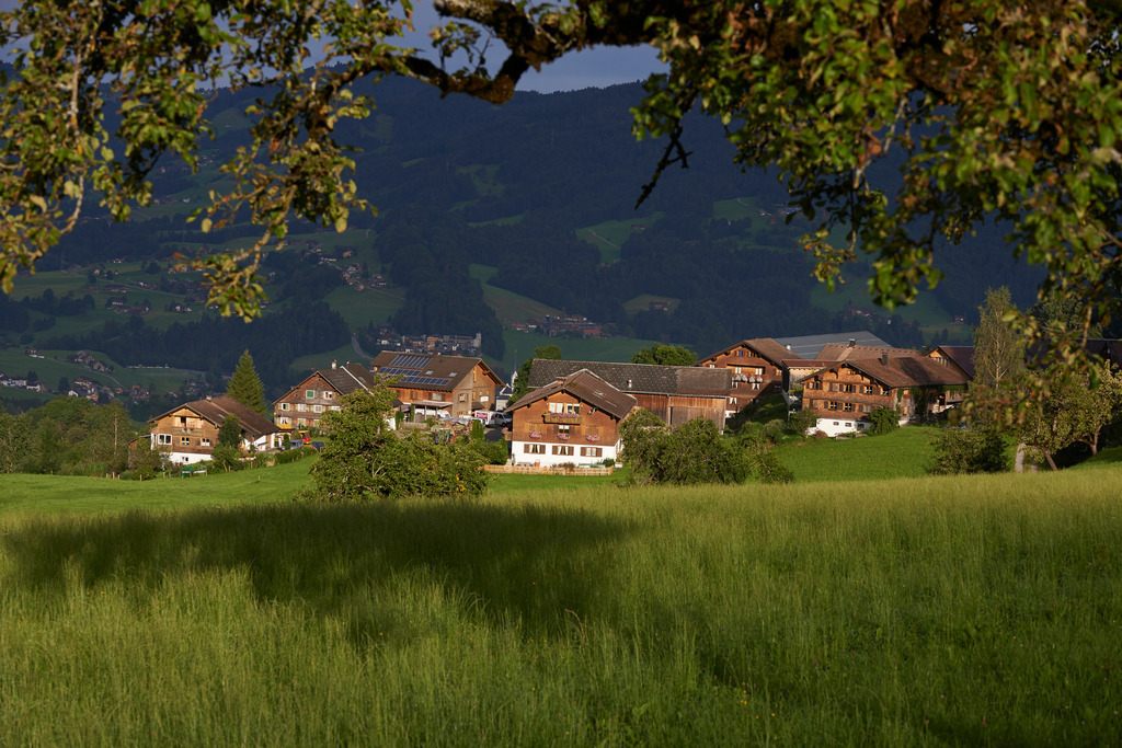 Blick auf Grossdorf Widin | Grossdorf Widin, Austria - August 08, 2014: Blick auf Grossdorf Widin. - Realisiert mit Pictrs.com