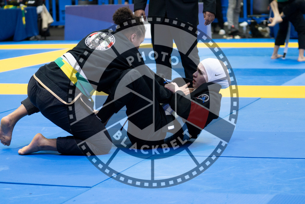 20240119PBB3212 | Fighters compete during the IBJJF European Championship in Paris, France, on January 19, 2024.