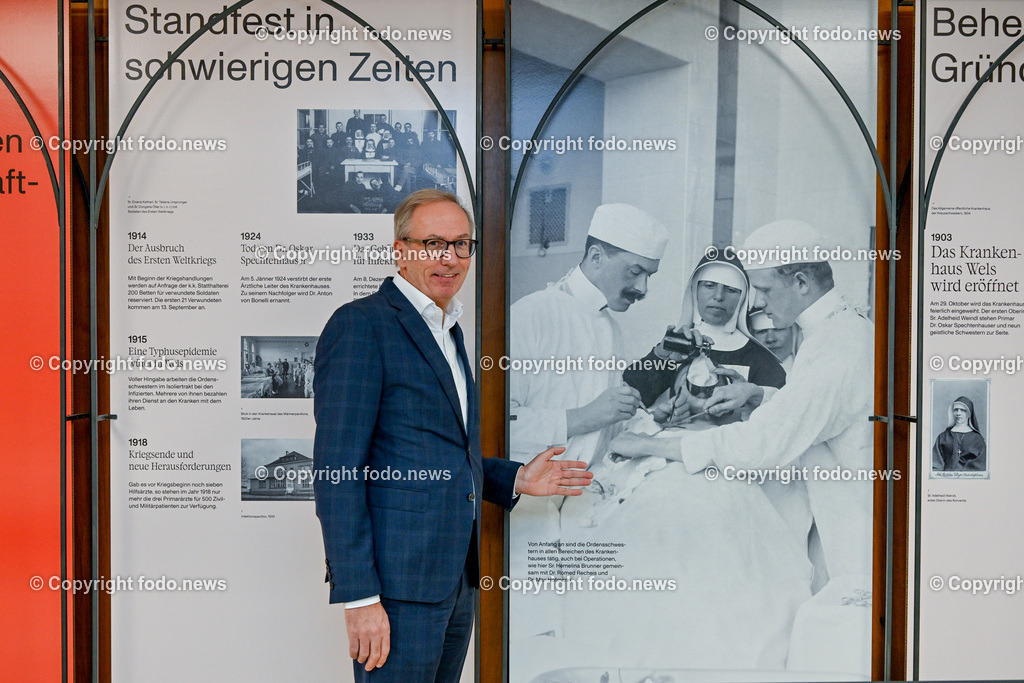 Klinikum Wels-Grieskirchen_ 13.11.2023-9 | 13.11.2023, Wels, AUT, Klinikum Wels-Grieskirchen, im Bild Dietbert Timmerer (Geschaeftsfuehrung - Verwaltungsleitung)