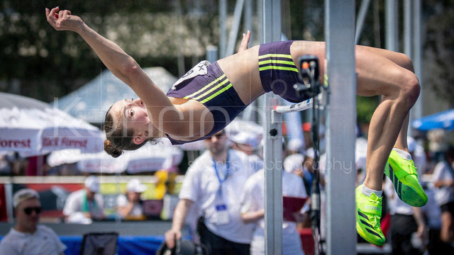 Multisport Event; Ratingen, 27.06.2026 | RATINGEN, GERMANY - JUNE 27, 2026 : Vanessa Grimm (GER / Germany) competing during heptathlon’s high jump the Multisport Event at Stadion Ratingen on June 27, 2026 in Ratingen, Germany.